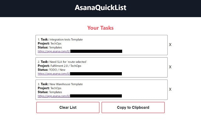 AsanaQuickList gallery image