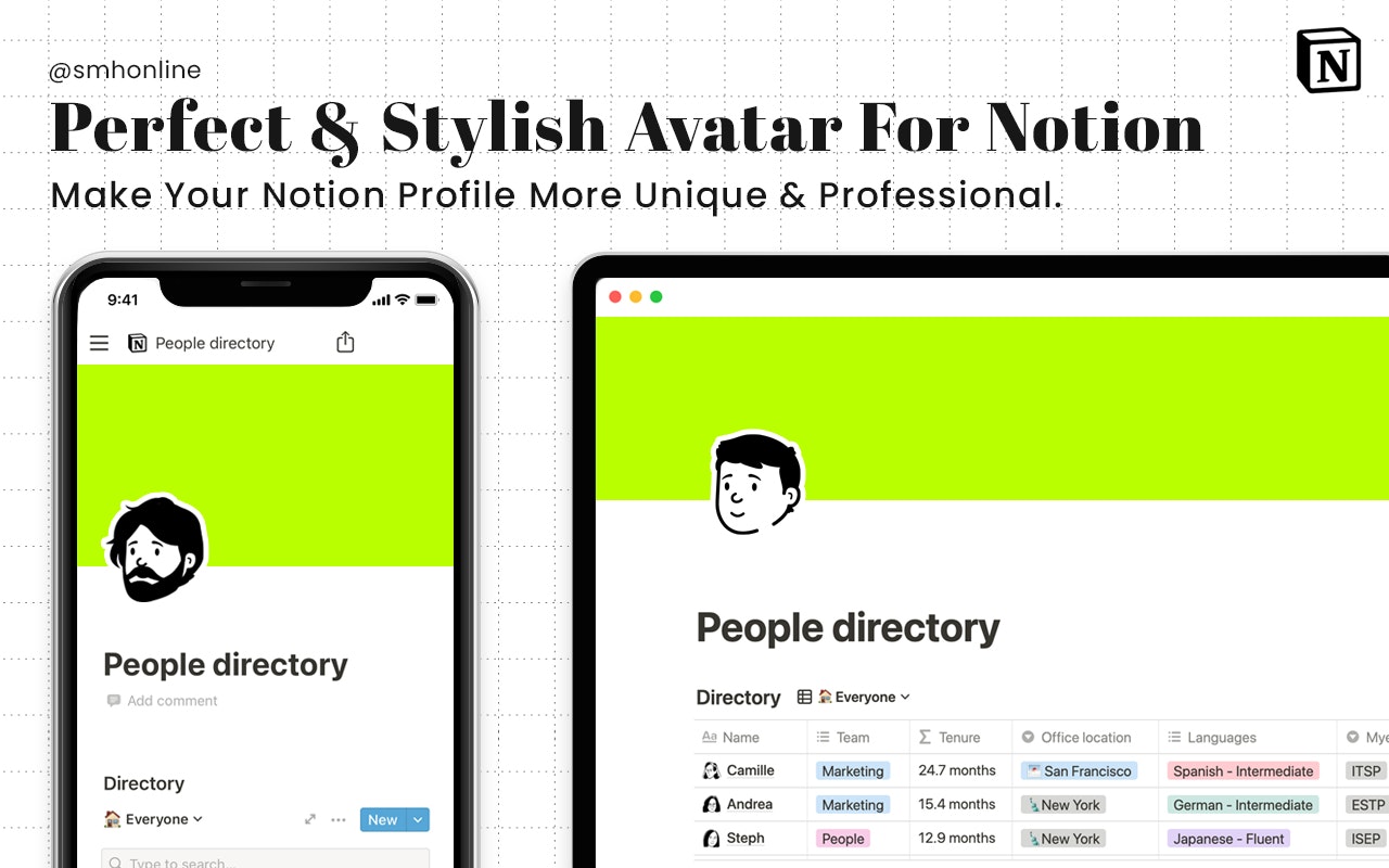 Notion Faces - Notion Style Avatars media 3