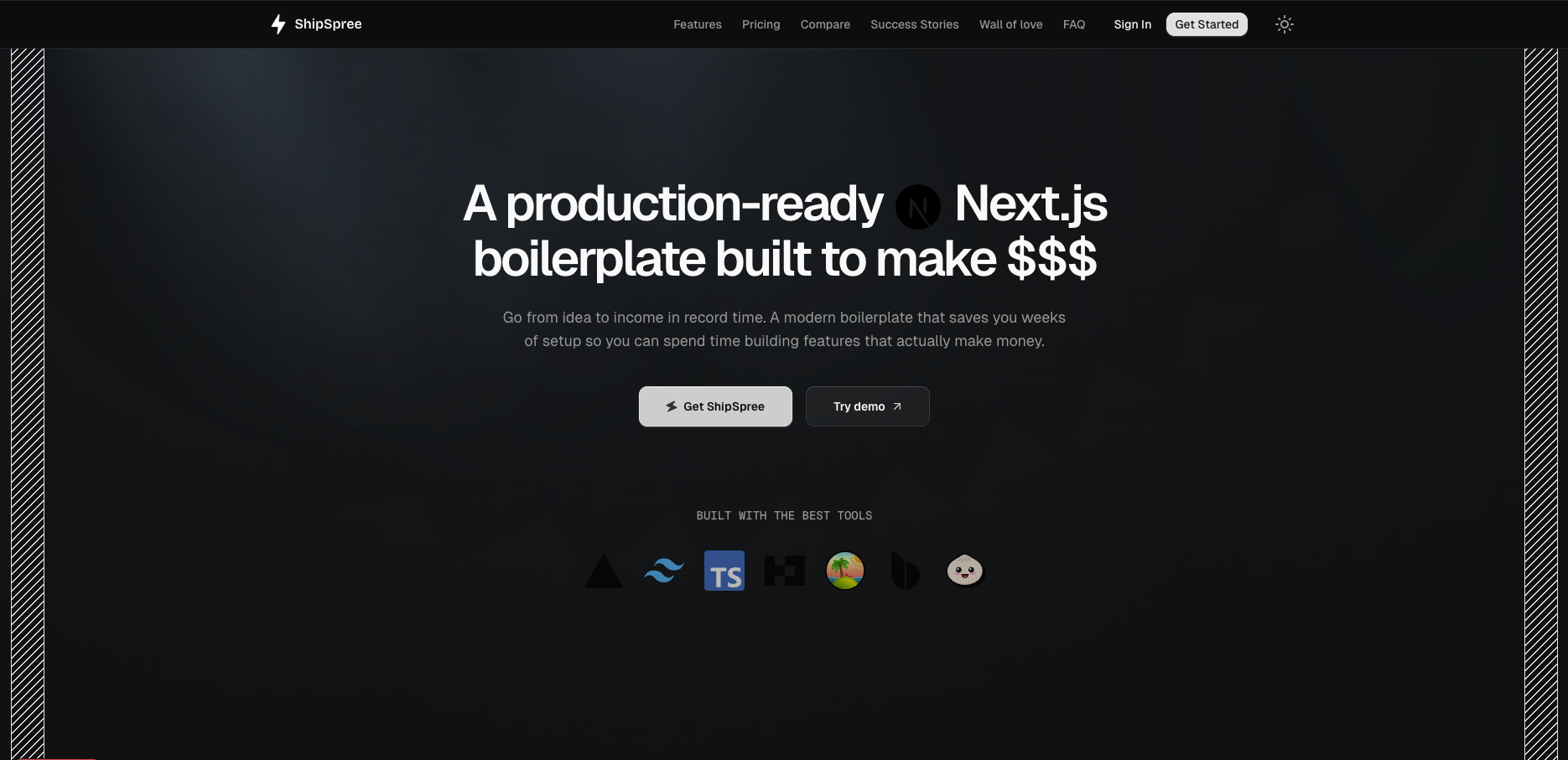ShipSpree - Screenshot 2 showing product features and functionality