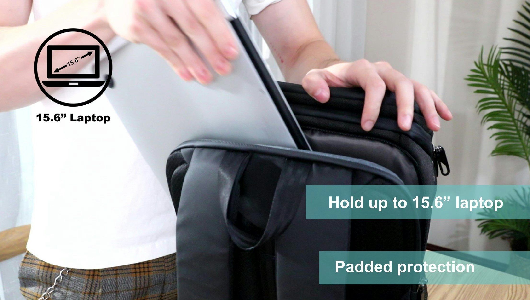 Versatile Anti-Theft Backpack gallery image