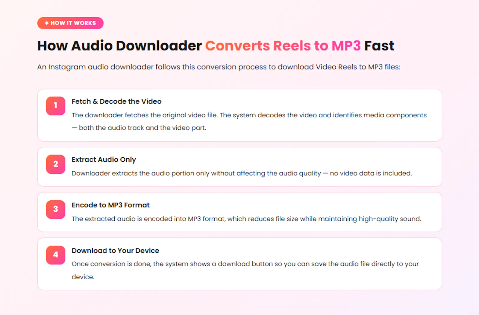 Reel to Audio screenshot 3