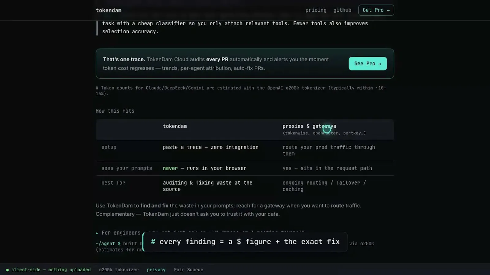 TokenDam screenshot 1 (video preview)