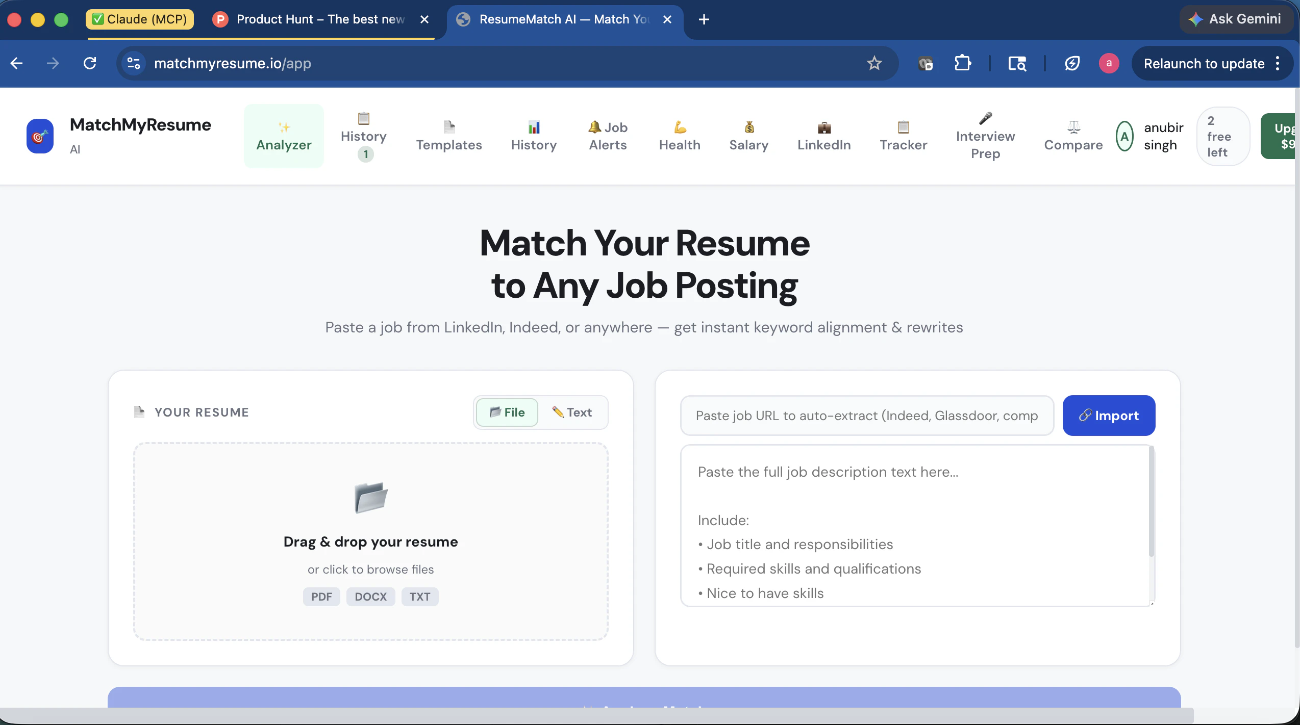 MatchMyResume AI logo