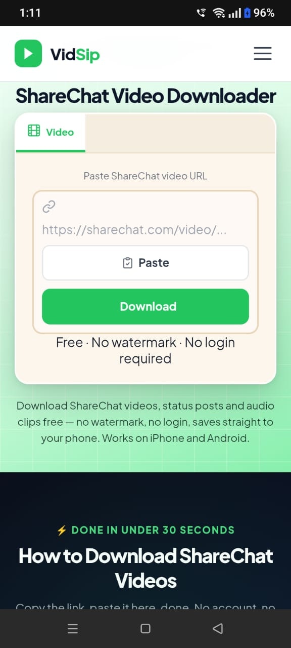 VidSip — Download Any Social Media Video gallery image