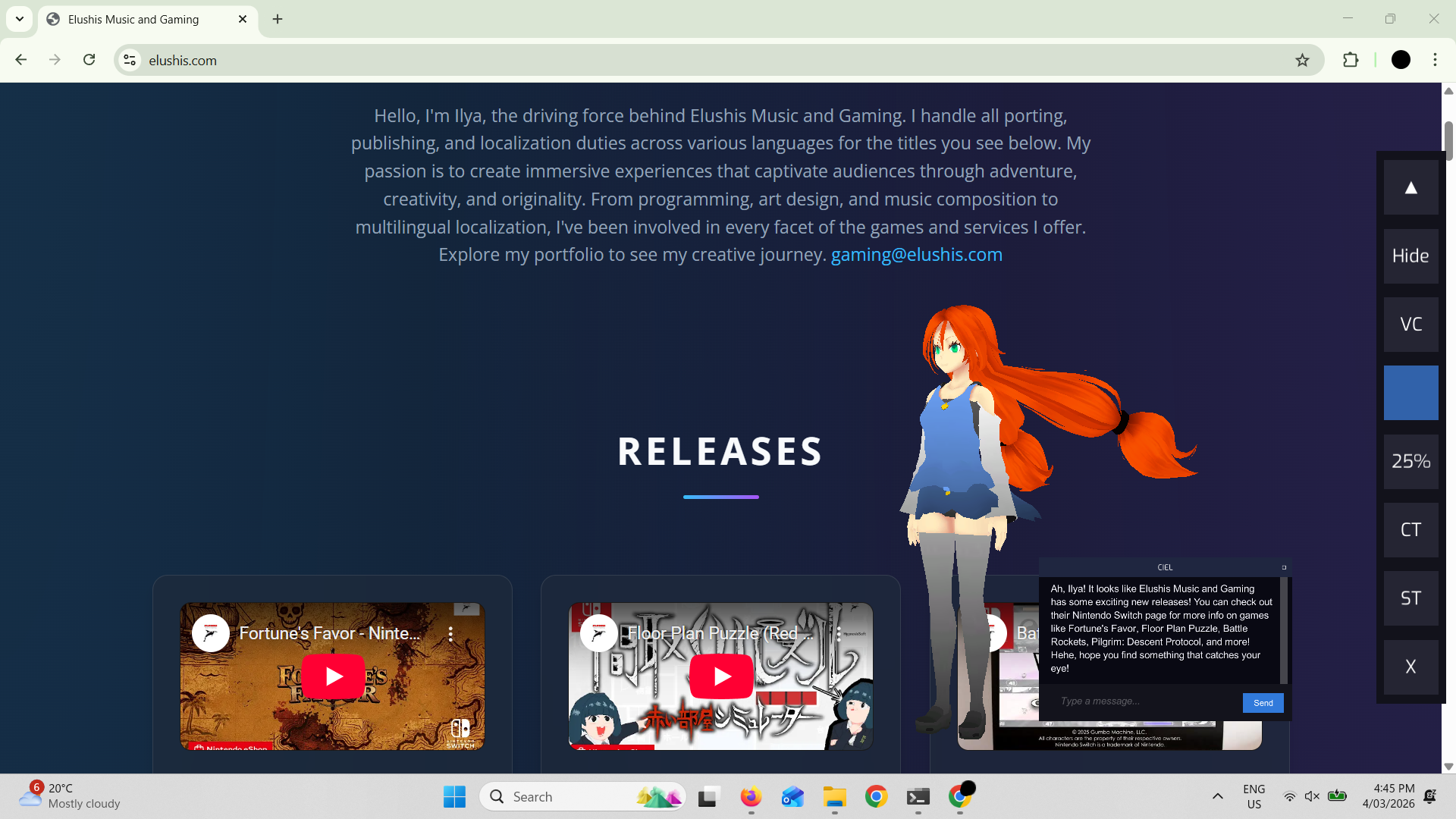 CielChan: Offline Desktop AI Companion gallery image