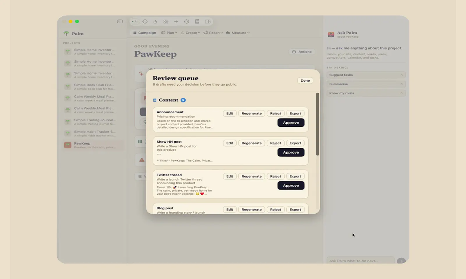 Palm screenshot 4