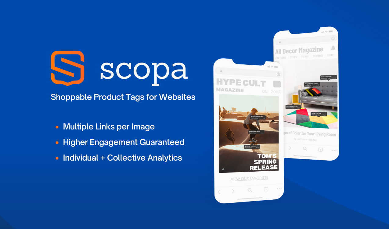 Etiquetado de productos SCOPA - Aumente la participación del sitio web con etiquetas de productos comprables. media 3