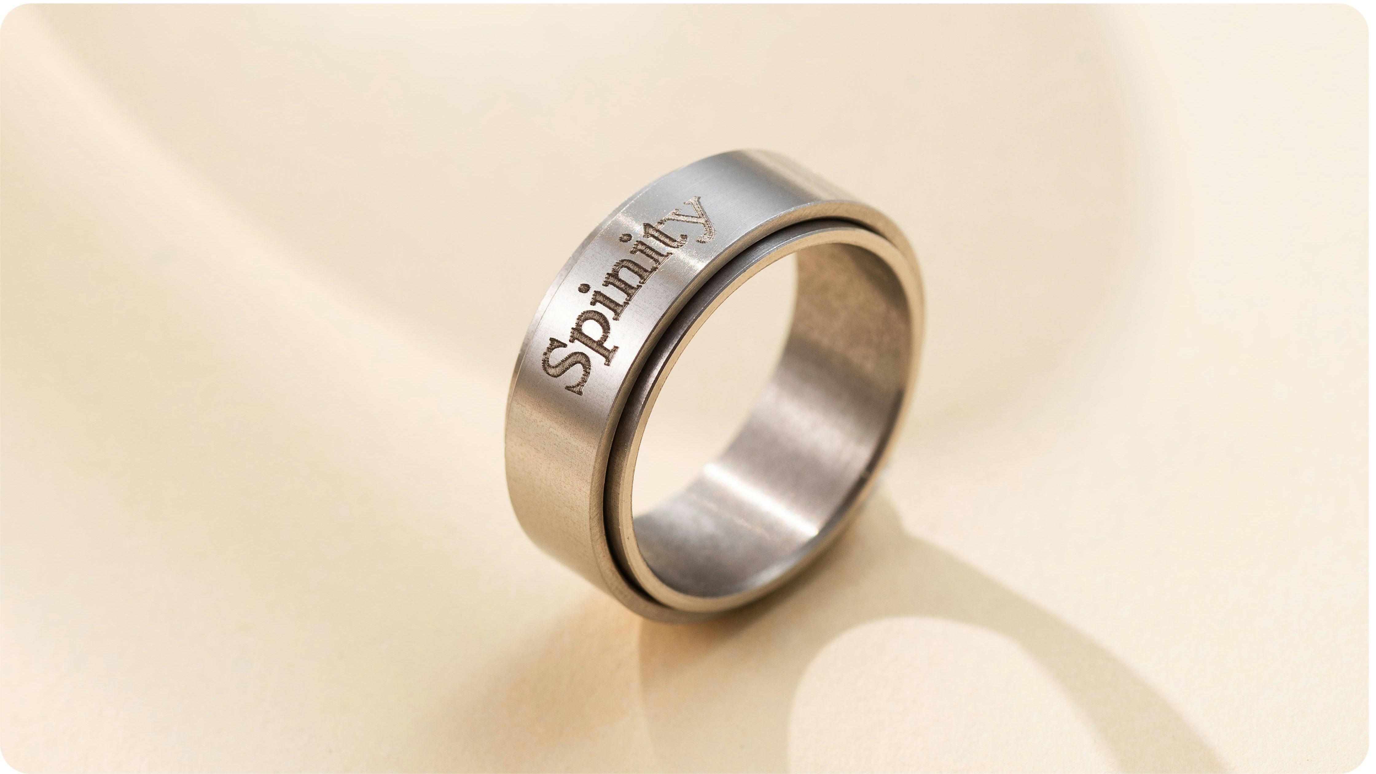 The world’s 1st 2mm fidget spinner ring - Screenshot 5 showing product features and functionality