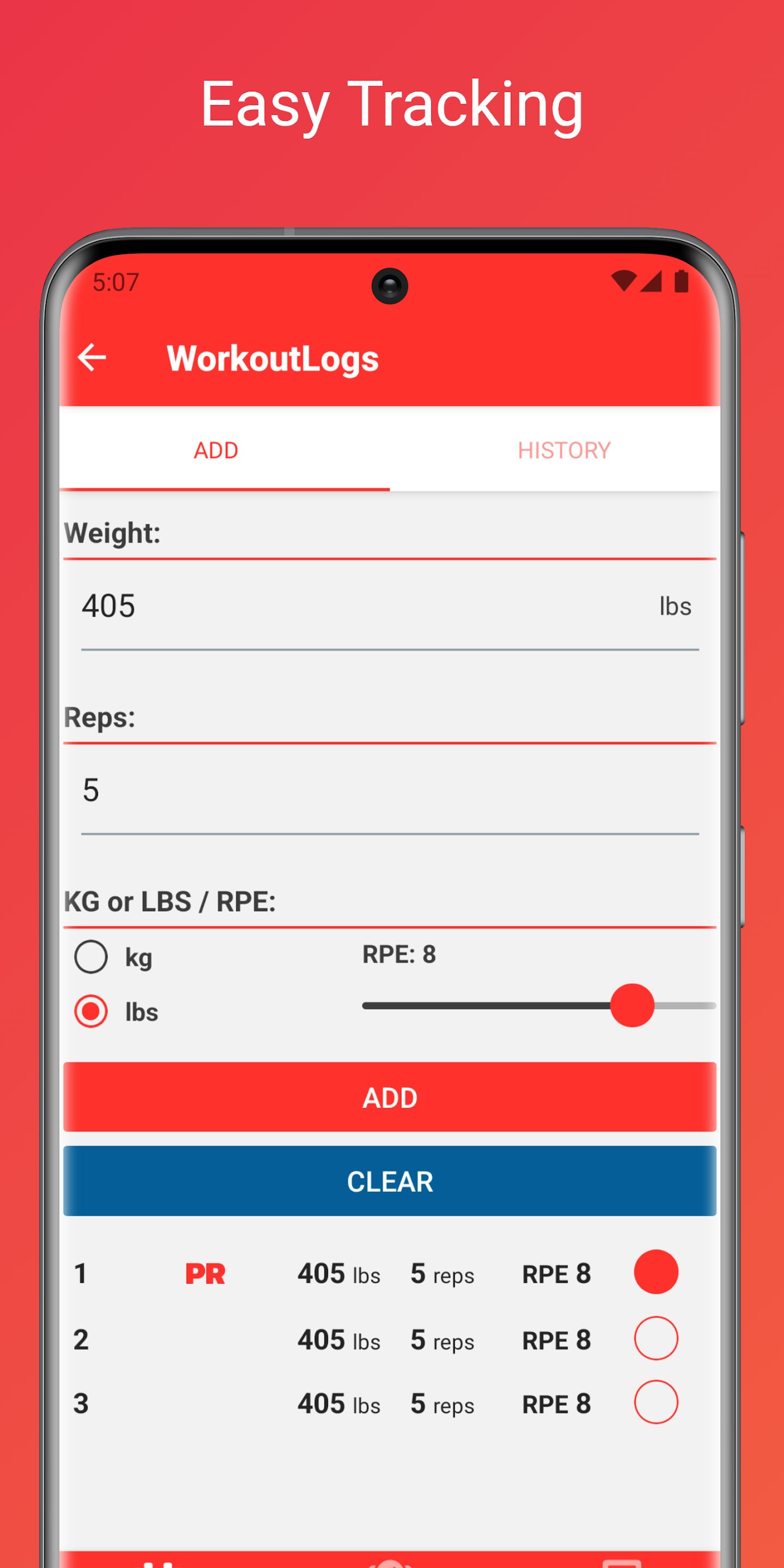 Log Latihan - Tracker Gim media 7