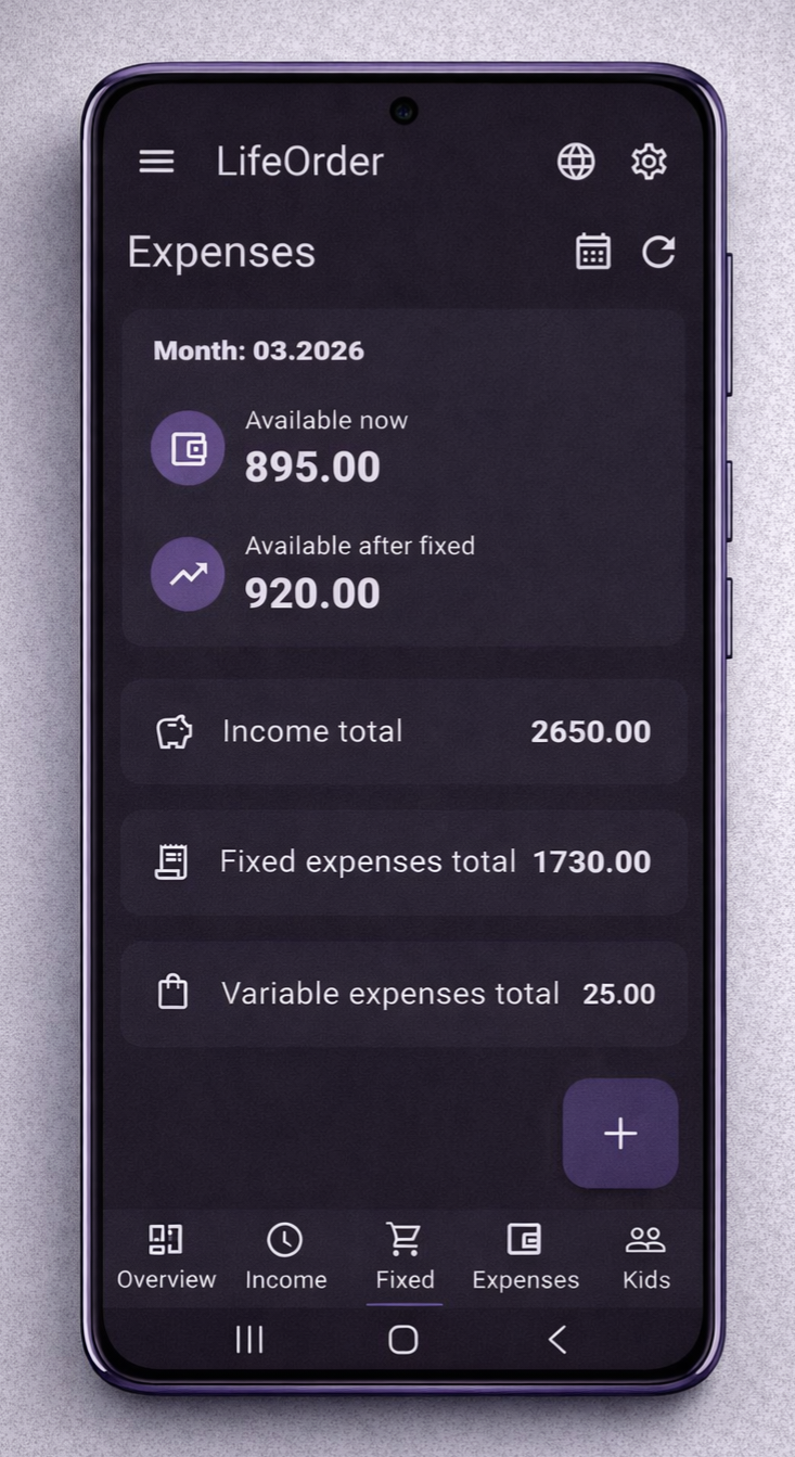 LifeOrder gallery image