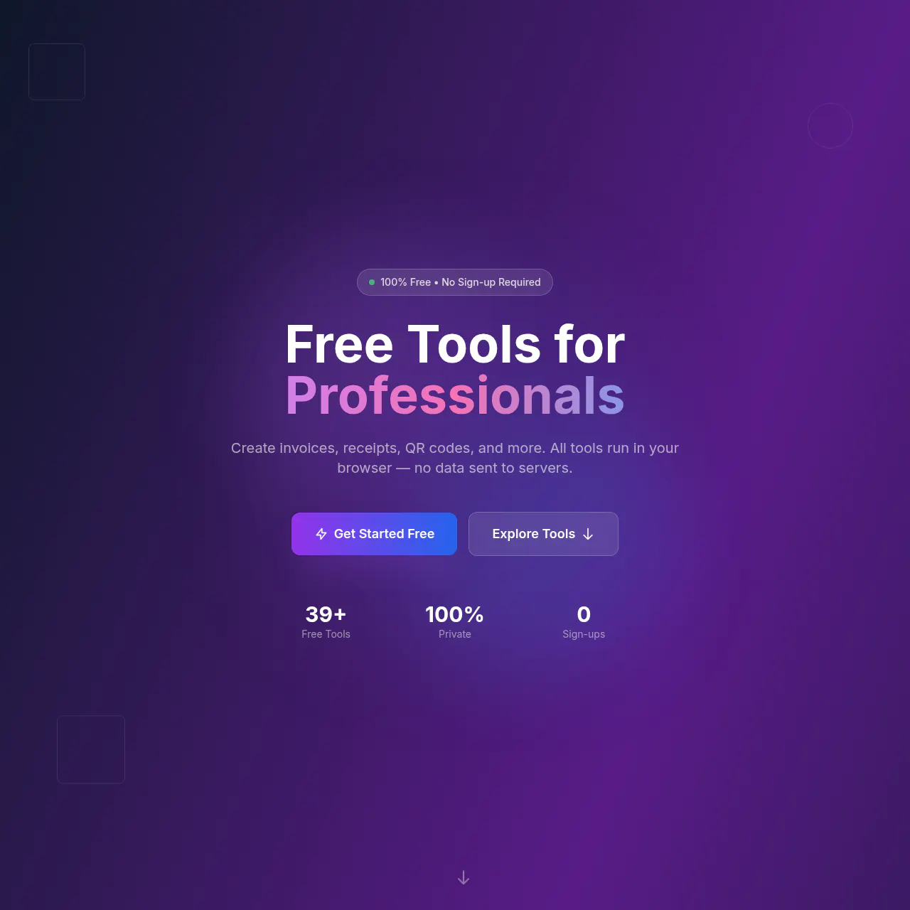 FreeDevKit 제품 배너