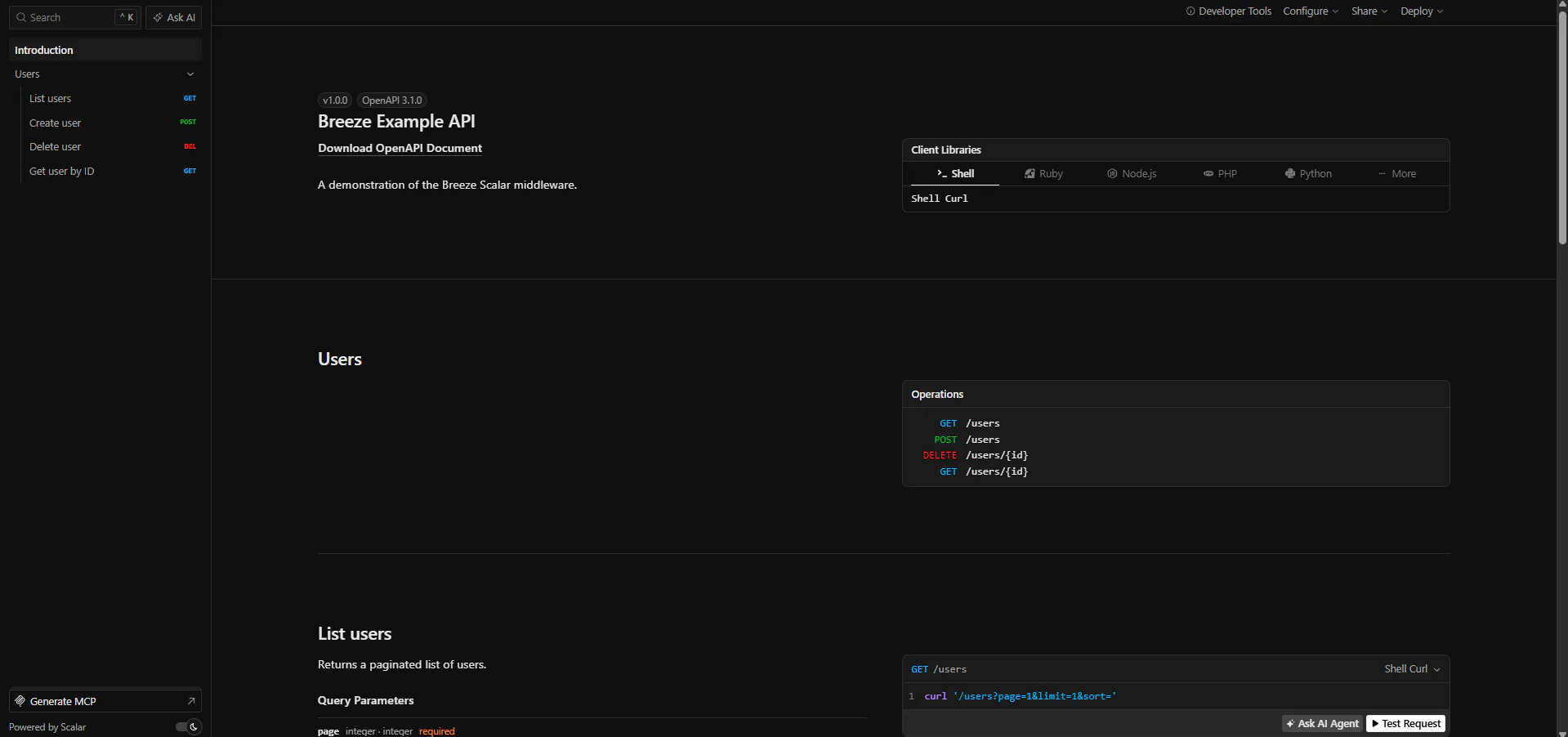 Breeze — Ultra Fast Golang Web Framework gallery image