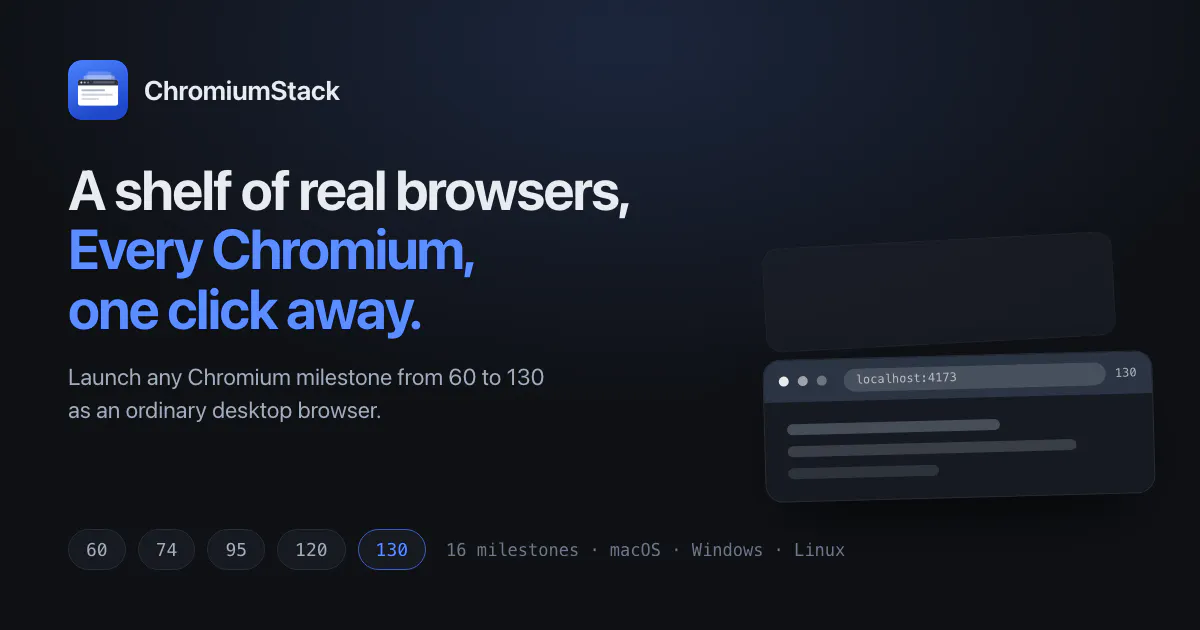 ChromiumStack gallery image