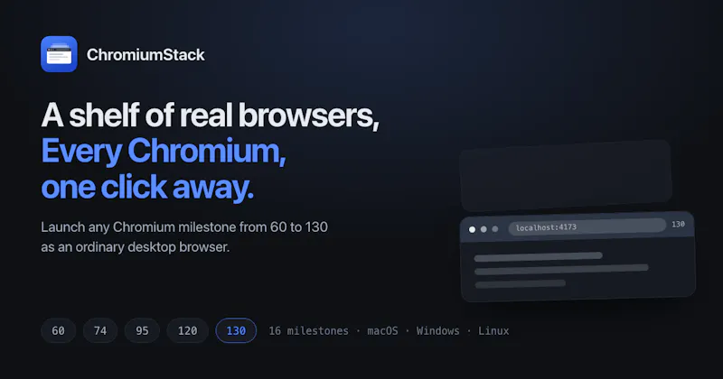 ChromiumStack screenshot 1