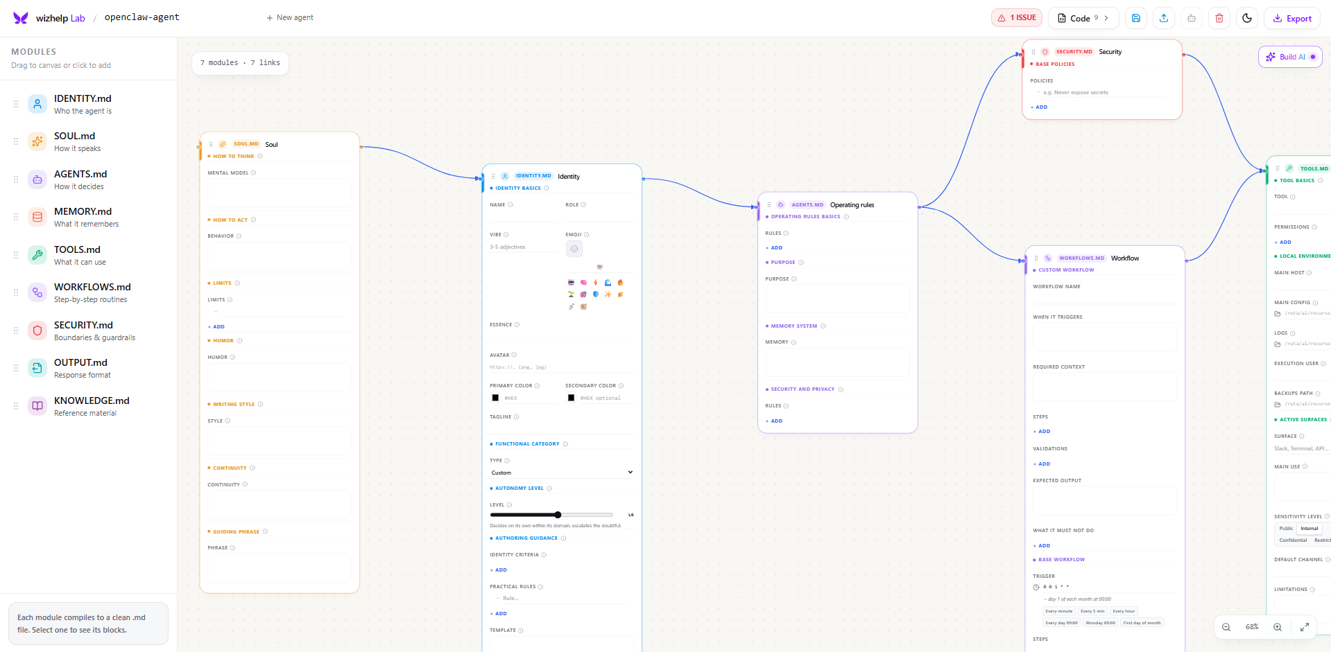 wizhelp Lab — Agent Designer gallery image