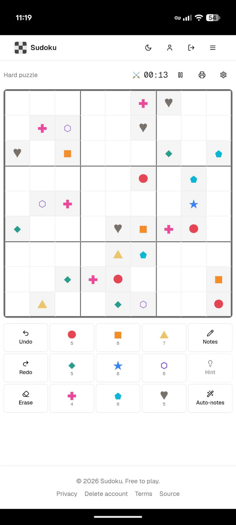 Kodiak Sudoku screenshot 10