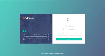 FlutKit Ademin gallery image