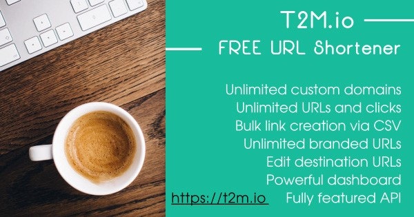 T2M - URL Shortener gallery image