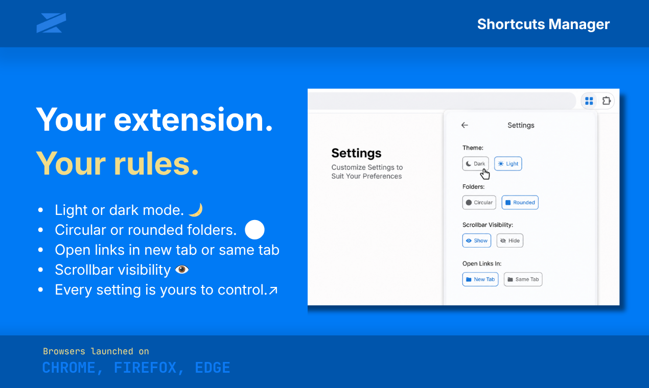Shortcuts Manager by Zyntro gallery image