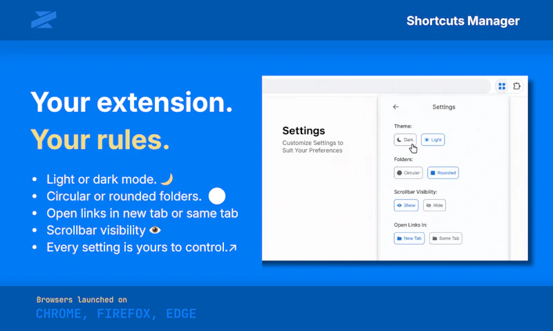 Shortcuts Manager by Zyntro screenshot 6