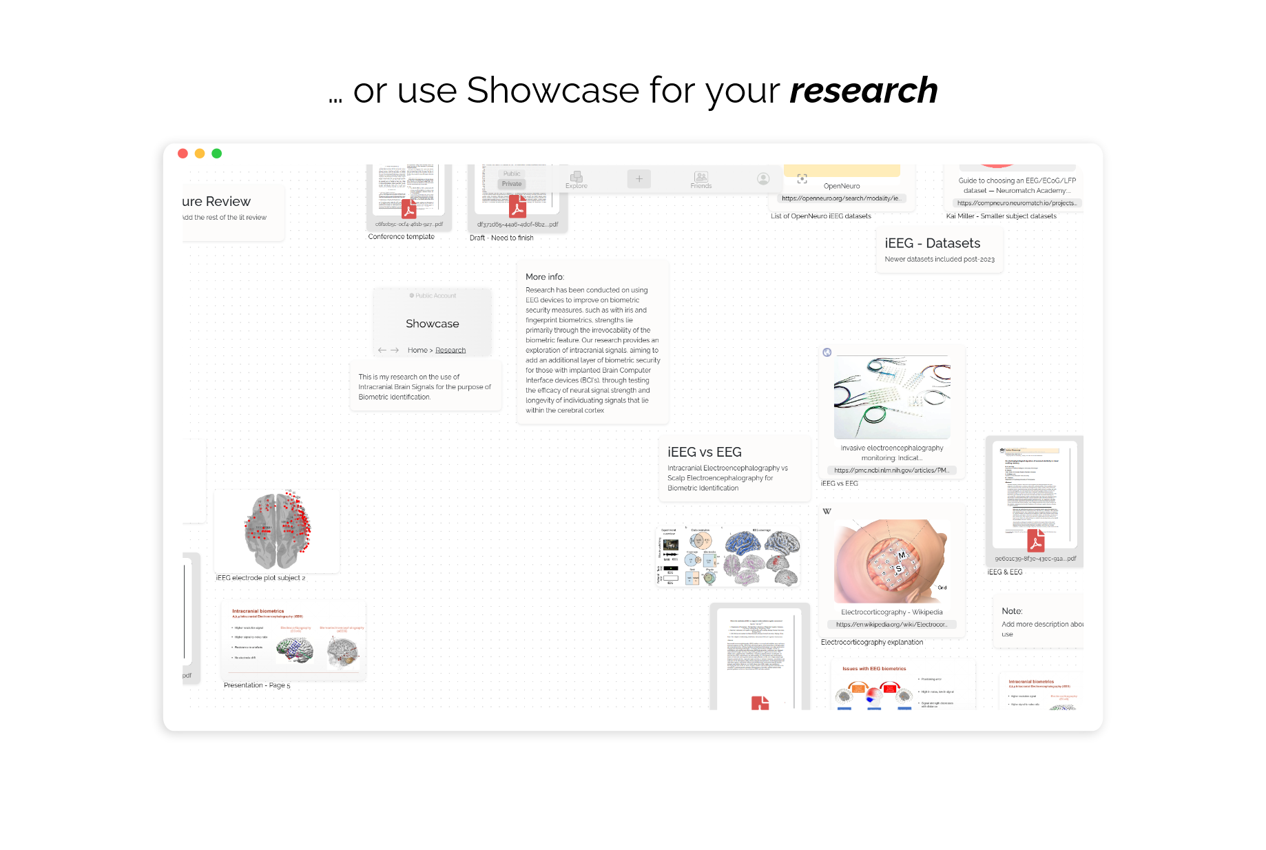 Showcase - A storage for social media bookmarks media 6