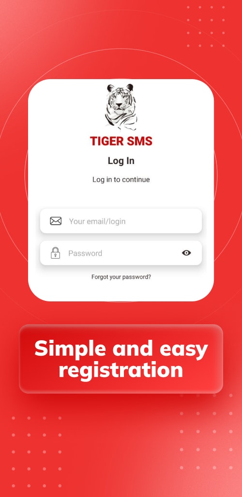 Virtual phone number for sms activation - Main product screenshot demonstrating key features and user interface