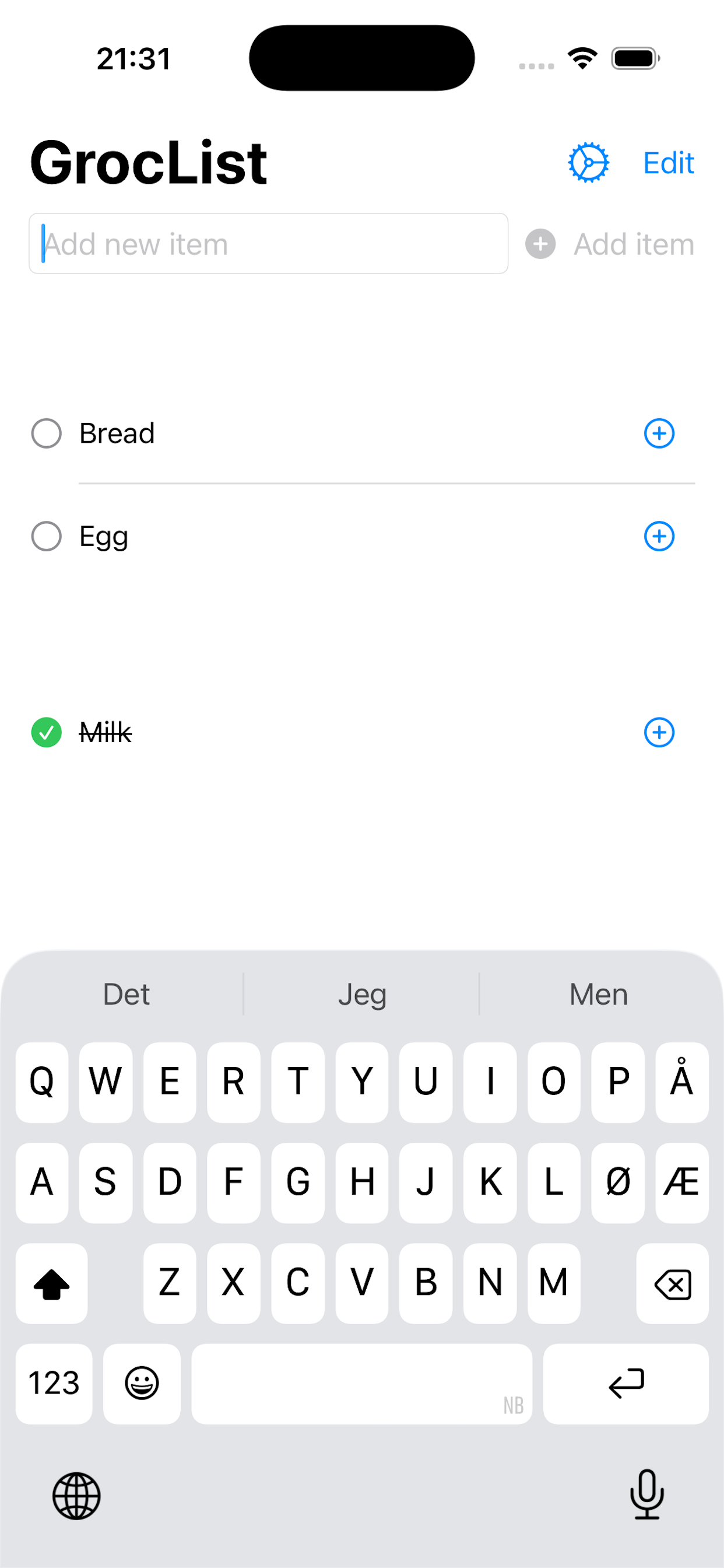 GrocList gallery image