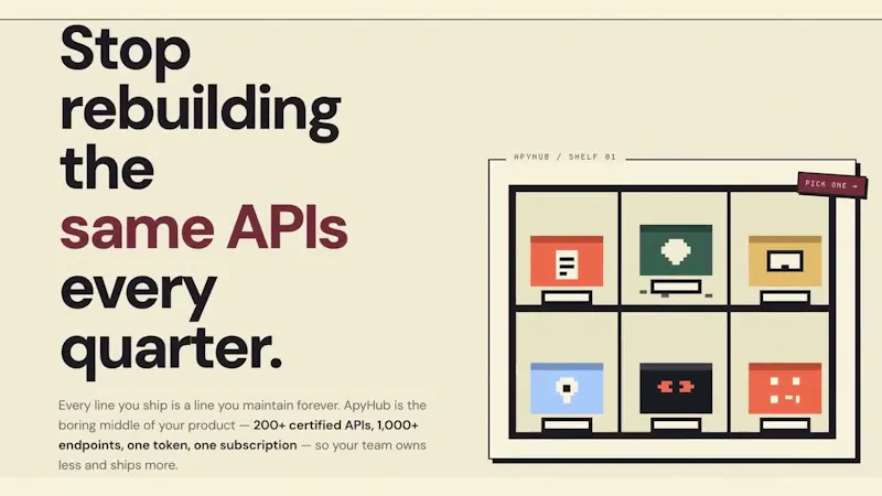 ApyHub screenshot 1 (video preview)