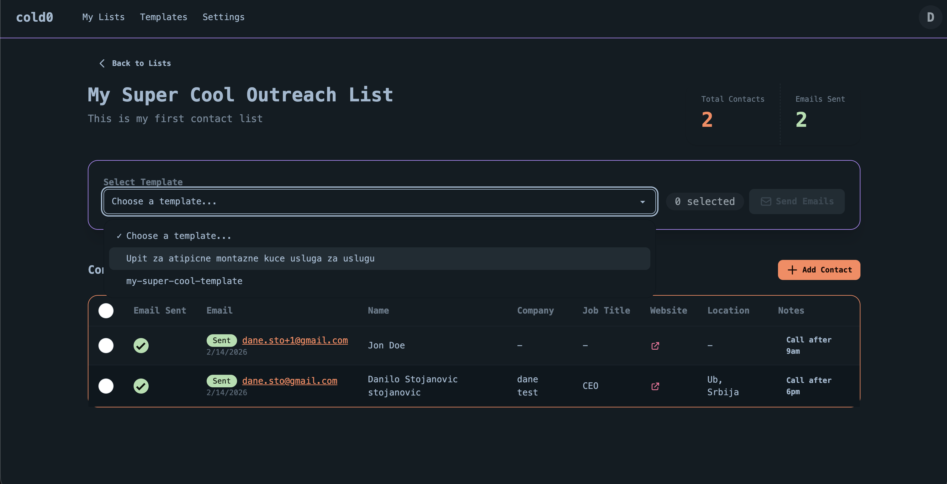 Free & OSS SMTP Bulk Cold Email Sending gallery image