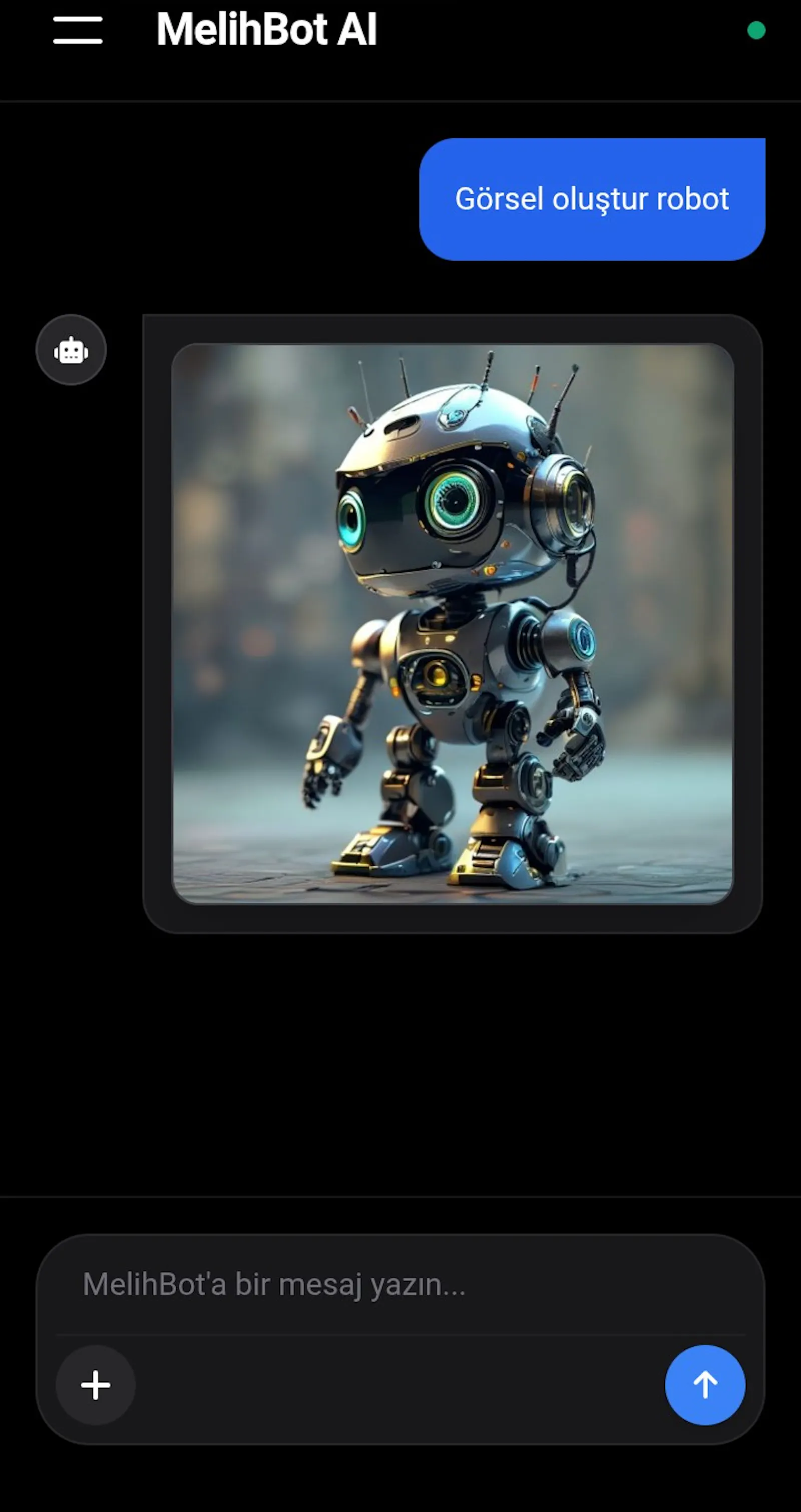 MelihBot AI screenshot 2