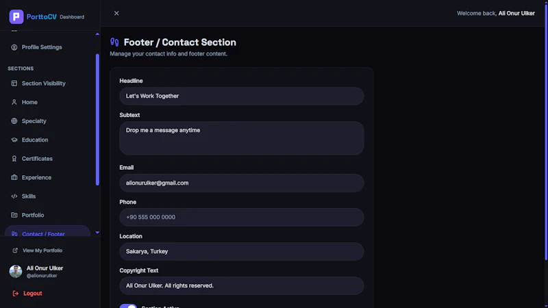 PorttoCV screenshot 16