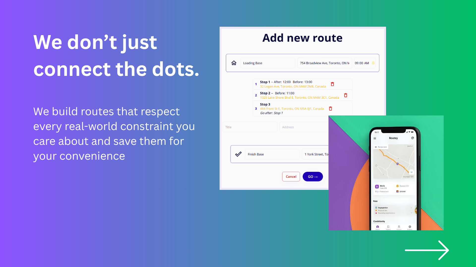 Routey - Smart route optimization for complex deliveries media 5