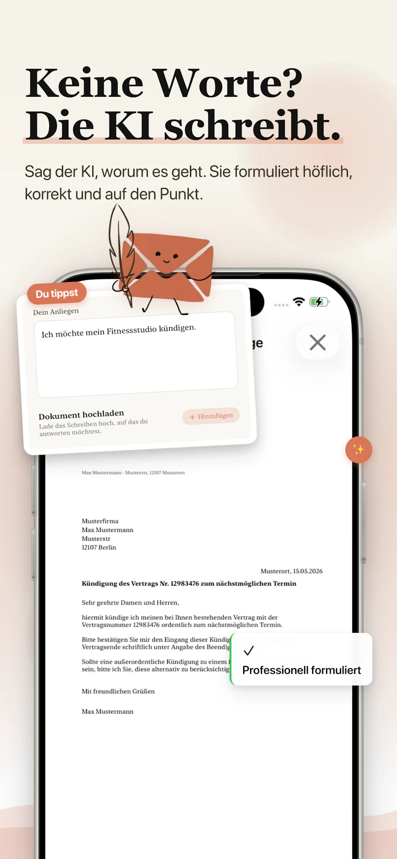 FrankKi Briefe schreiben und versenden. screenshot 3