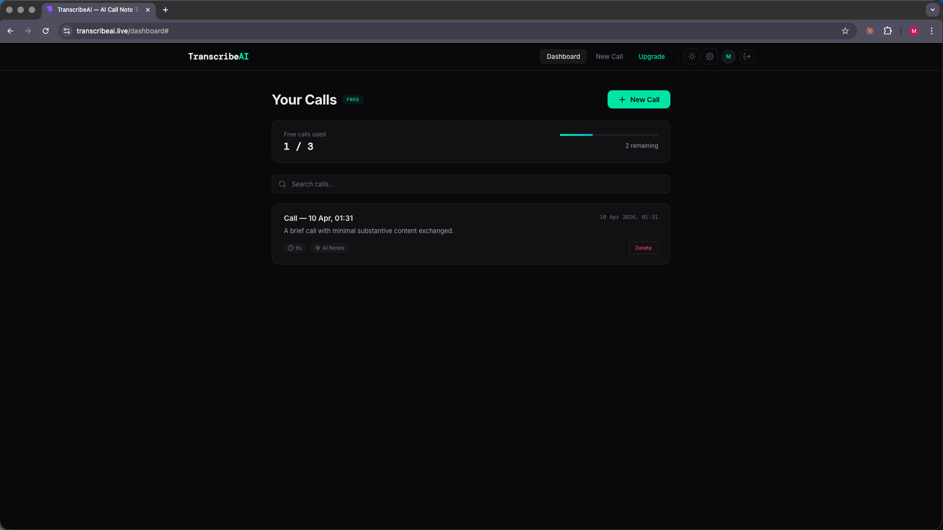 TranscribeAI gallery image