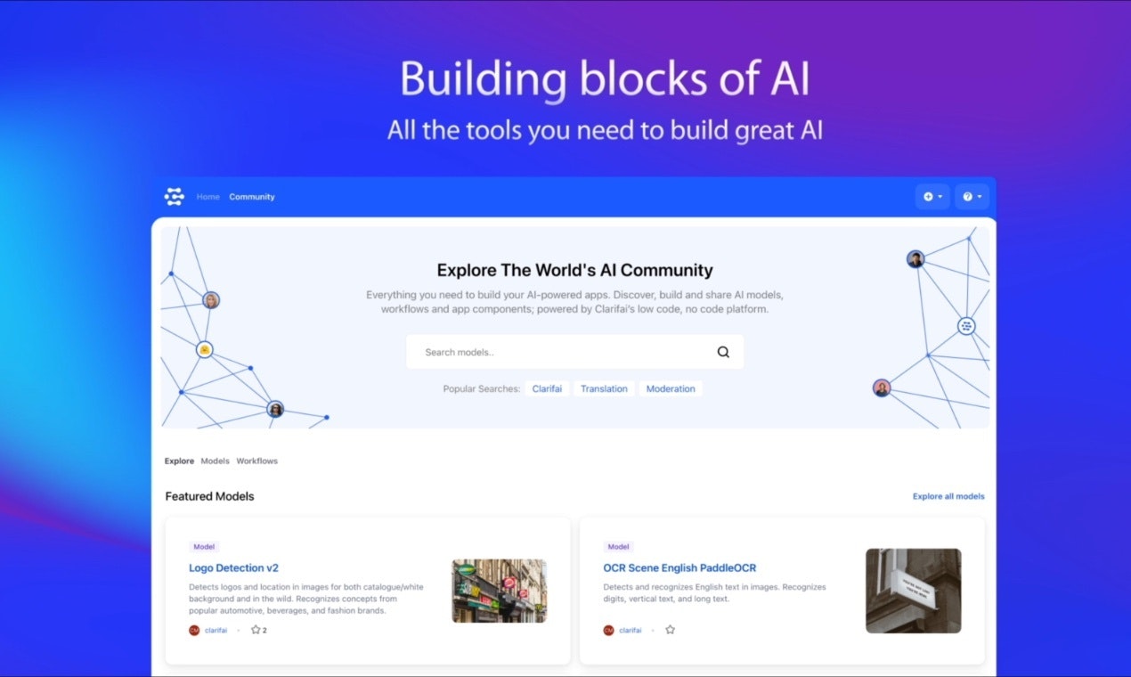 ชุมชน Clarifai - ช่วยให้ทุกคนสร้างแบ่งปันและใช้ AI ของโลก media 2