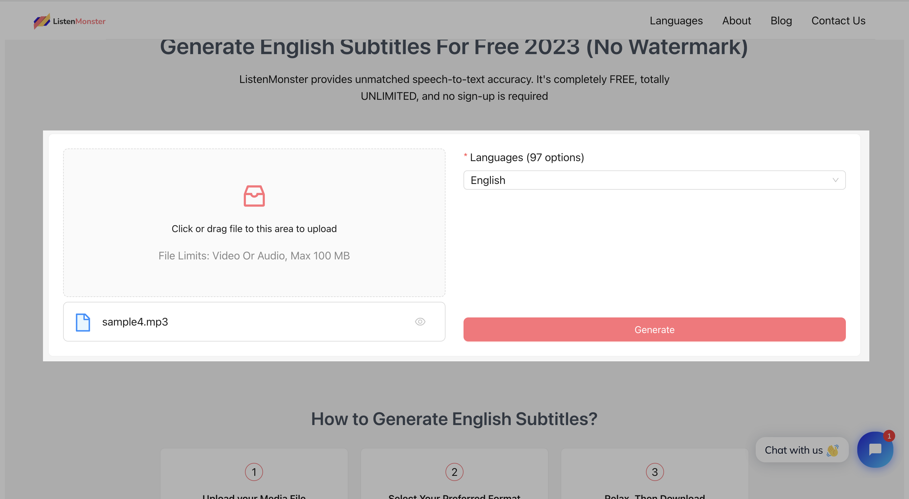 Média Écouter Monster - Parfaitement transcrit, à chaque fois - 100% gratuit 3