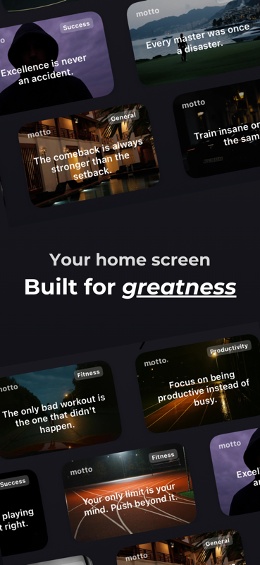 Mídia 1 de Lema - Widgets motivacionais