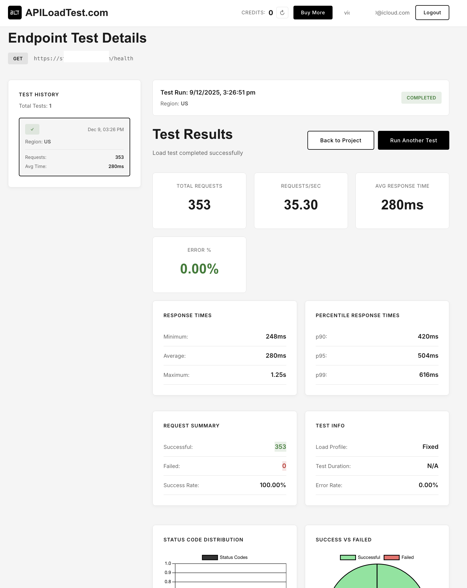 ALT - API Load Test without fuss - Screenshot 4 showing product features and functionality