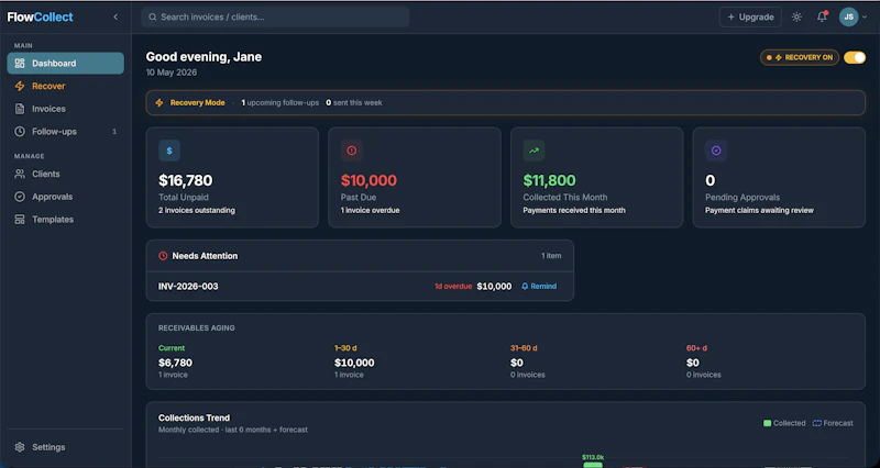 FlowCollect screenshot 1