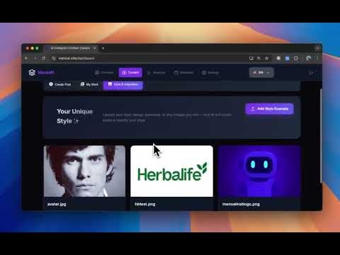 MenoAI — Instagram Posts in 1 Click gallery image