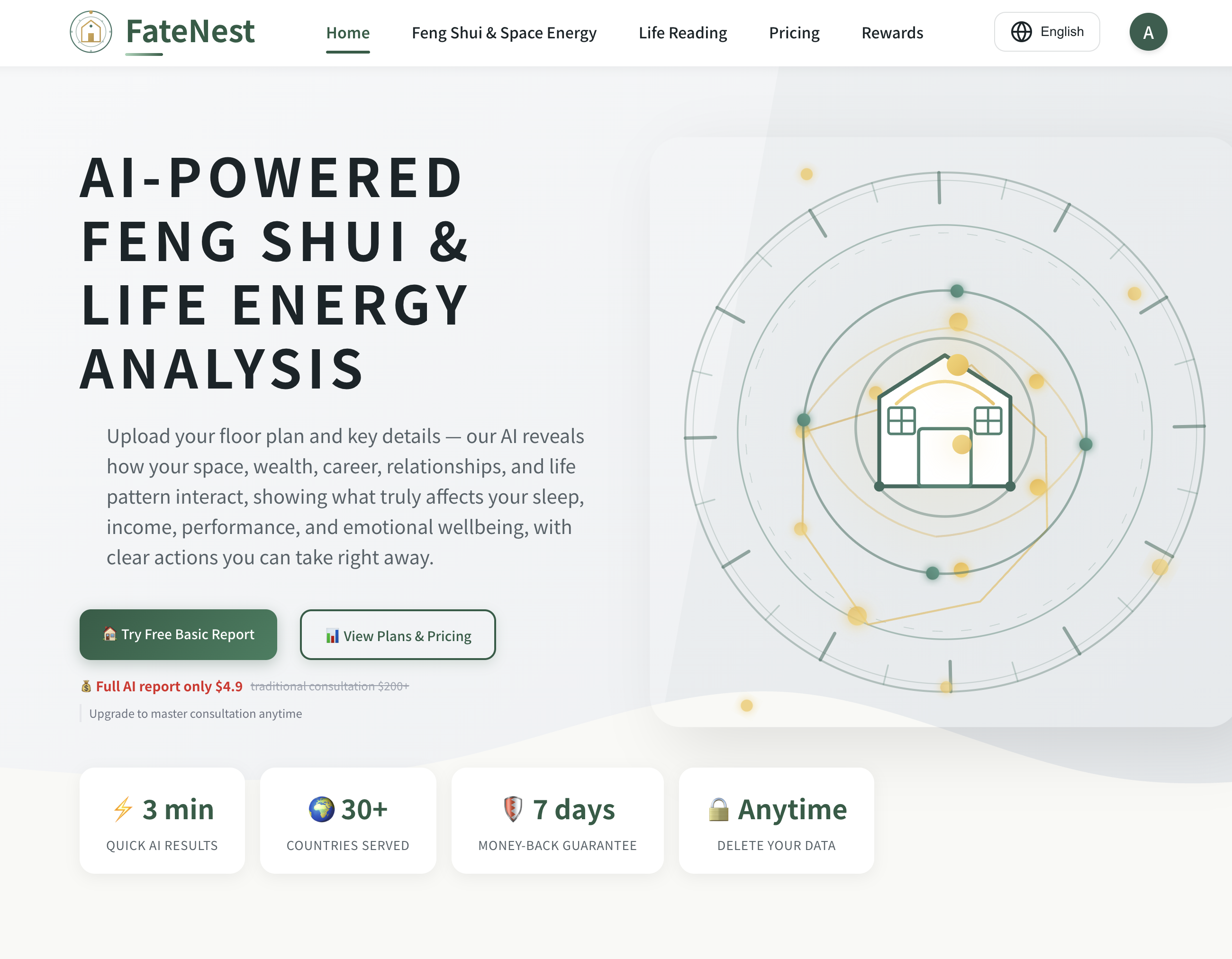 FateNest - Main product screenshot demonstrating key features and user interface