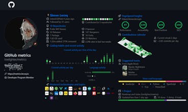 GitHub Metrics gallery image