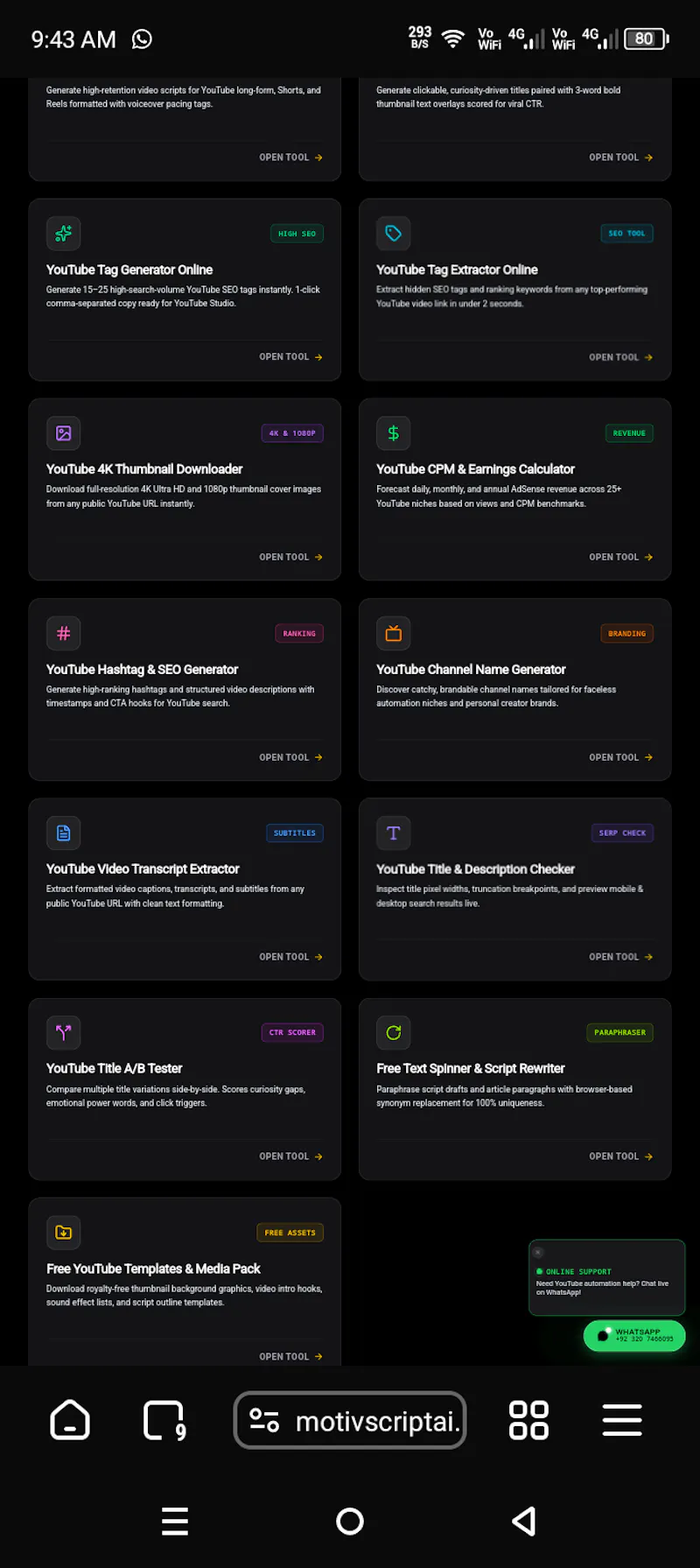 MotivScript AI screenshot 2