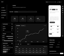 NoirAI - AI Analytics Dashboard UI Kit gallery image