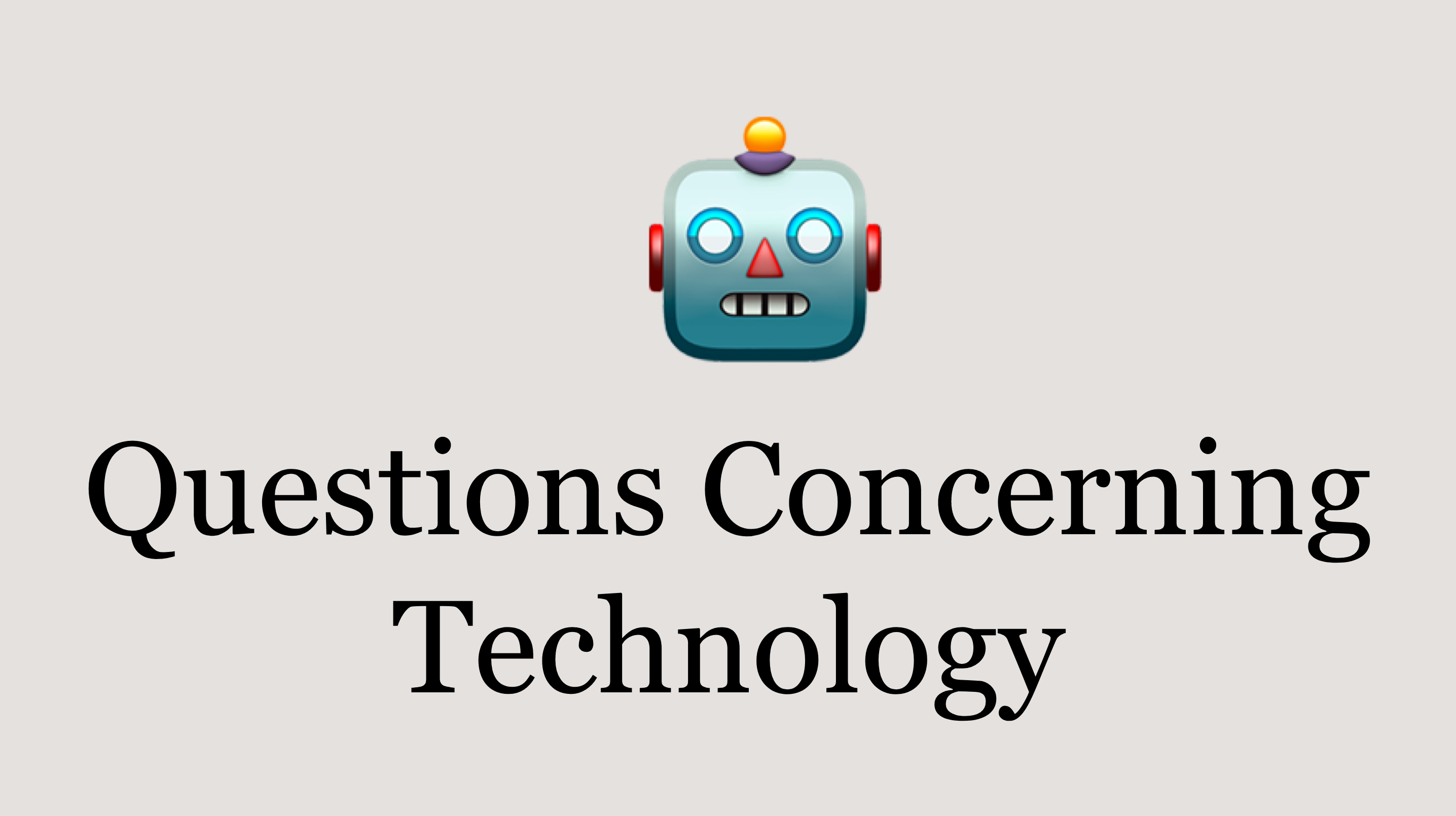 Questions Concerning Technology gallery image