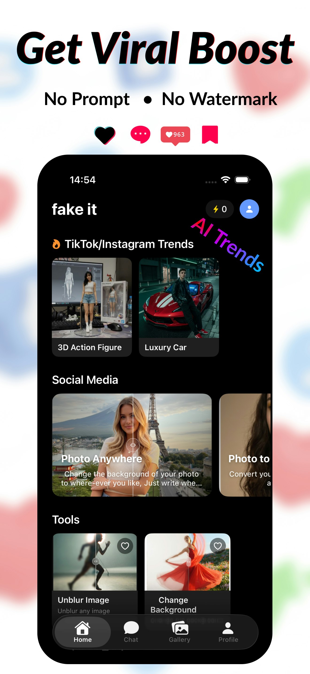 Content Generator App for Social Media gallery image