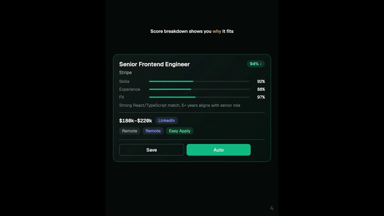 Job Compass screenshot 1 (video preview)
