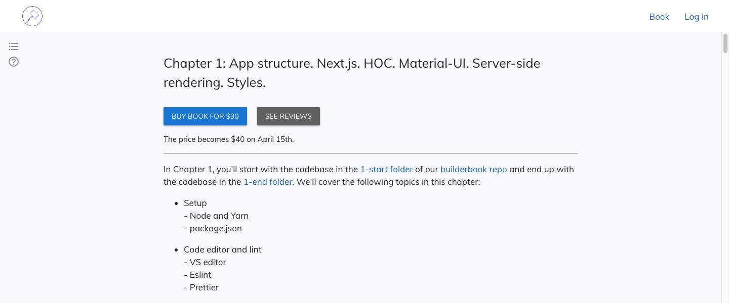 Builder Book: Open Source JS Web App media 3