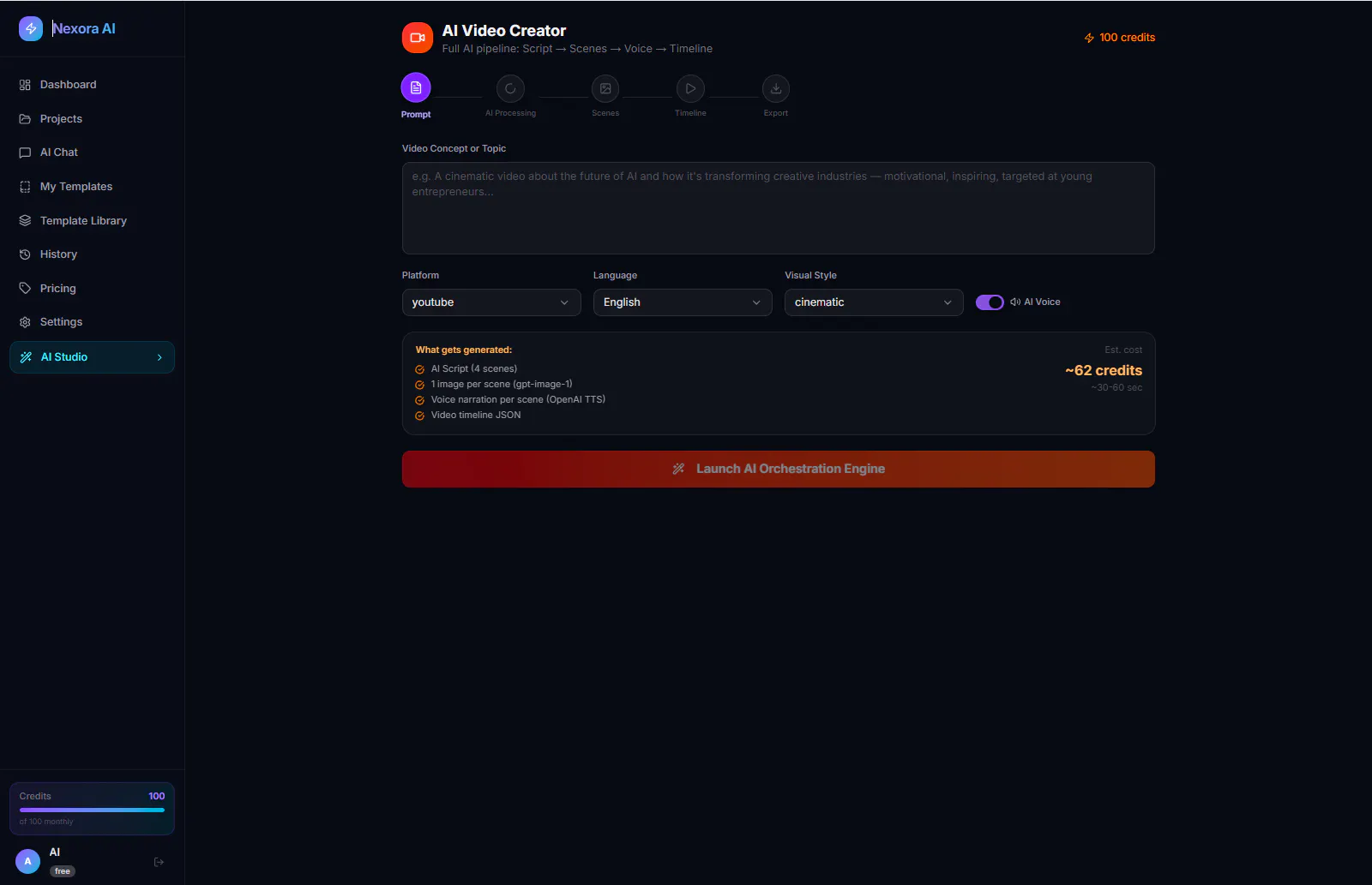 Nexora AI Studio screenshot 7