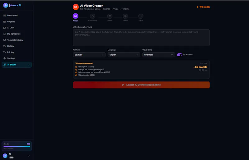 Nexora AI Studio screenshot 7